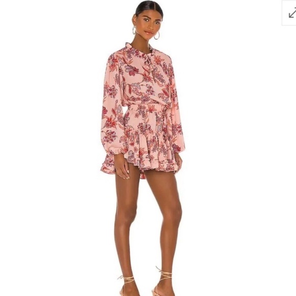 Misa Los Angeles Dresses & Skirts - Misa Los Angeles Pink Floral Mini Dress